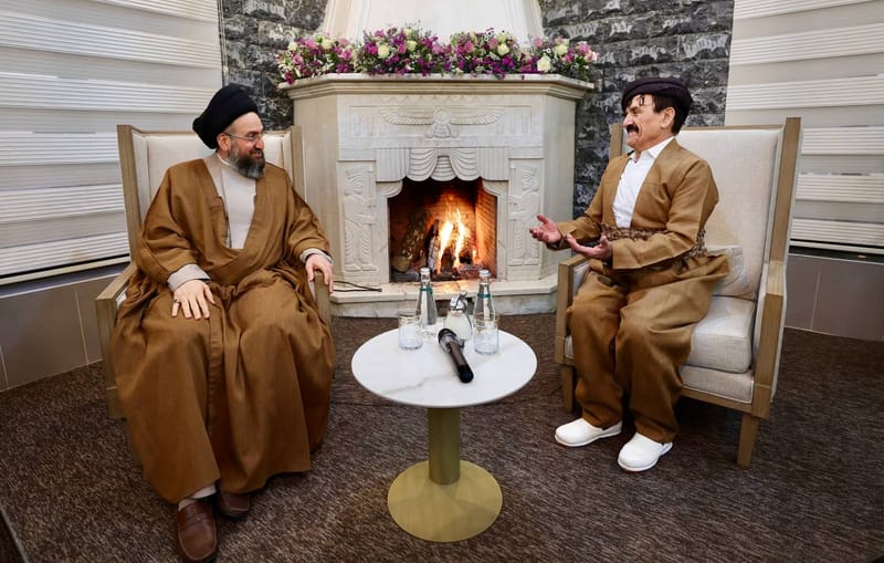 زيارة سماحة السيد عمار الحكيم مضيف الدكتور ياسين مصطفى هورامي