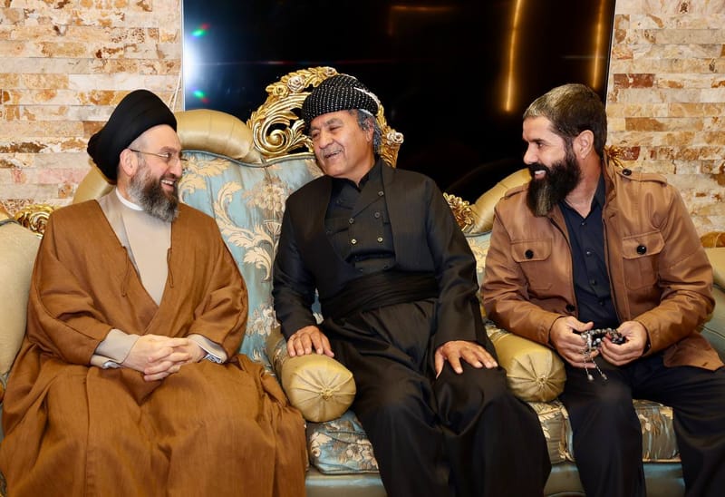 زيارة سماحة السيد عمار الحكيم  مضيف جناب الشيخ رؤوف الشاتري