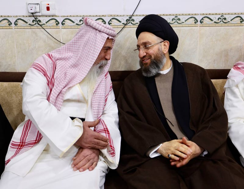 من ناحية بعشيقة بمحافظة نينوى، التقي سماحة السيد عمار الحكيم  جمعًا كبيرا من شركاء الوطن الإيزديين