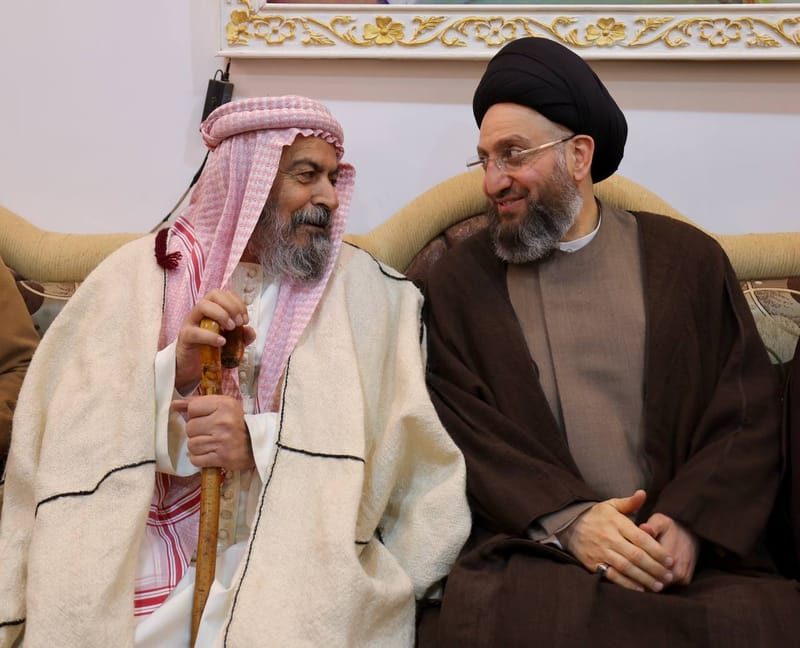 زار سماحة السيد عمار الحكيم  إلى المجلس الروحاني الإيزدي في ناحية بعشيقة بمحافظة نينوى