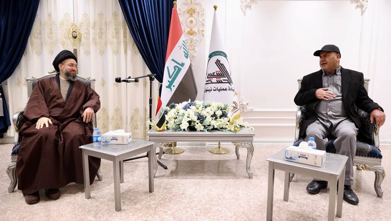 زارسماحة السيد عمار الحكيم  مقر هيئة الحشد الشعبي