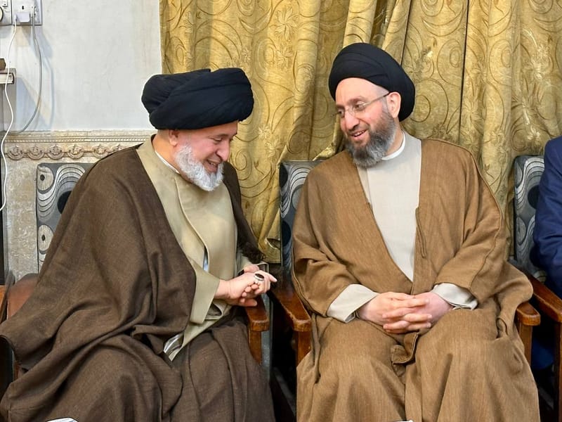 زيارة سماحة السيد عمار الحكيم لمعتمد المرجعية الدينية، سماحة السيد بشير آل سيد راضي الياسري.