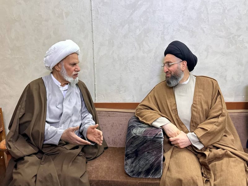 في إطار جولة سماحة السيد عمار الحكيم في محافظة ذي قار ، زار سماحة الشيخ محمد مهدي الناصري