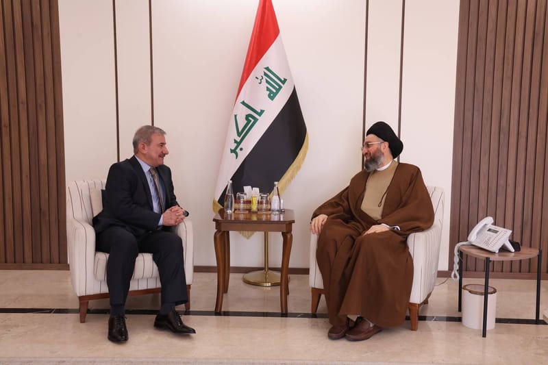 التقي  سماحة السيد عمار الحكيم وفد حركة التغيير (گوران) برئاسة المنسق العام للحركة الأستاذ دانا أحمد مجيد