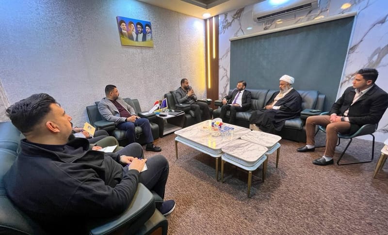 نائب الامين التنفيذي الاستاذ بشير الدراجي يلتقي مسؤولي دوائر محافظة ديالى بحضور