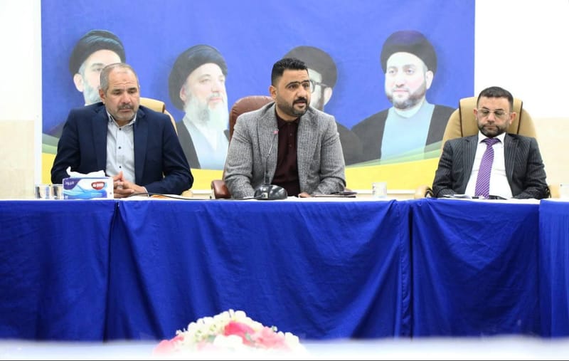 الامانة التنفيذية في محافظة ديالى تعقد اجتماعها الدوري بحضور مسؤول اقليم شمال وغرب العراق الاستاذ وائل الاسدي وأمينها الاستاذ فرات التميمي ومسؤول التنظيمات السيد اسعد الاعرجي.