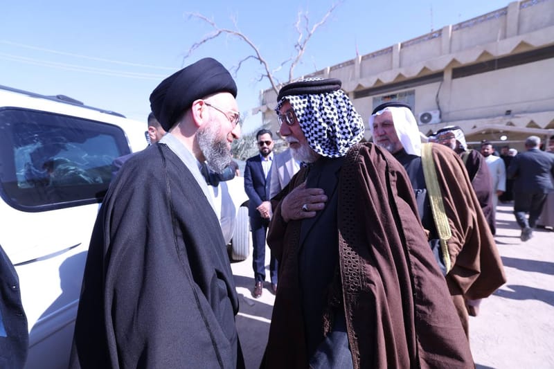 خلال جولة سماحة السيد عمار الحكيم  في محافظة البصرة، زار مضيف الحاج موحان گمر الجوراني متولي جامع أهل البيت (عليهم السلام) في قضاء سفوان.