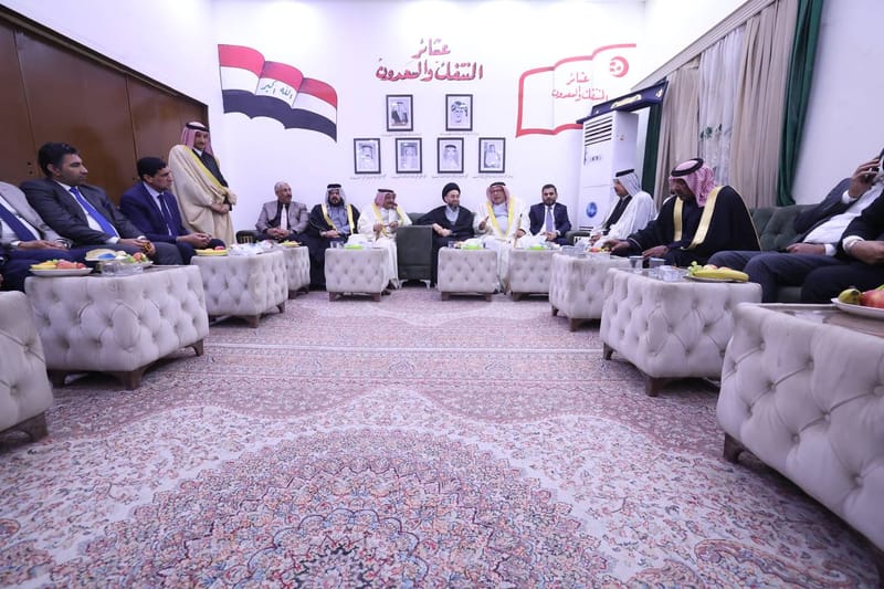 زيارة سماحة السيد عمار الحكيم  لمضيف المرحوم الشيخ صبري السعدون في قضاء الزبير بمحافظة البصرة