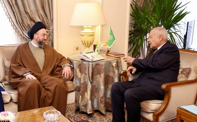 في بيت العرب وجامعتهم، لقاء سماحة السيد عمار الحكيم  بمعالي الأمين العام لجامعة الدول العربية الأستاذ أحمد أبو الغيط