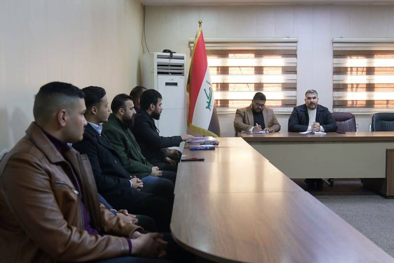 عقد ملف الجيل الجديد أجتماعه القيادي الدوري برئاسة مسؤول الملف السيد مصطفى الزيرجاوي وحضور الأخوة مسؤولي الملفات والفرق التنظيمية