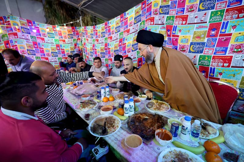 التقي سماحة السيد عمار الحكيم  جمعاً من الأشخاص ذوي الإعاقة خلال زيارتنا لتجمعهم في بغداد