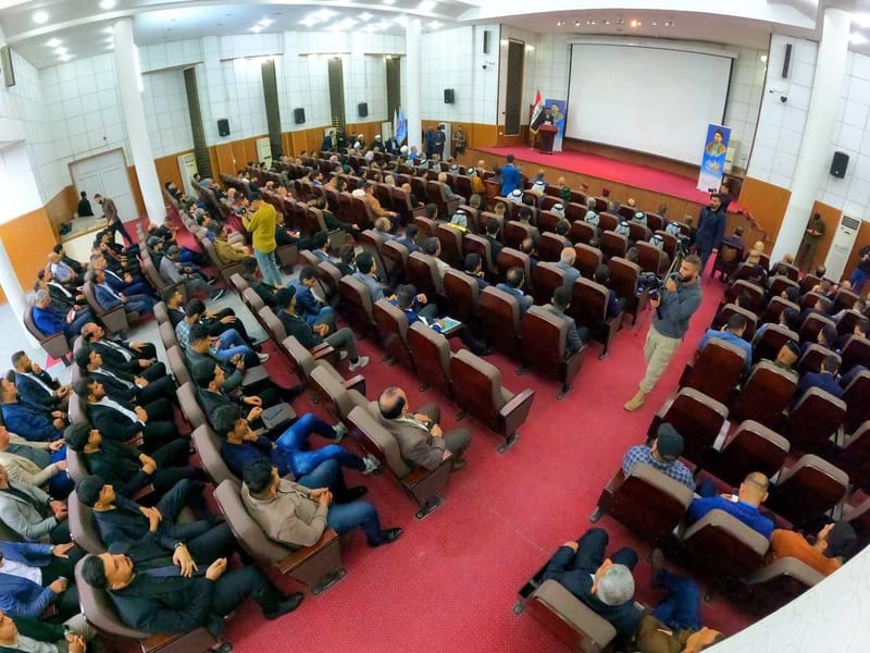 تيار الحكمة الوطني في محافظة ديالى يقيم حفلاً تأبينياً مهيباً لإحياء الذكرى ١٦ لرحيل عزيز العراق السيد عبد العزيز الحكيم (طاب ثراه) بحضور السيد رضا الحكيم والسيد مسؤول اقليم شمال وغرب العراق الاستاذ وائل الاسدي ومحافظ ديالى ورئيس مجلس المحافظة وأمين ديالى الاستاذ فرات التميمي ومسؤول التنظيمات السيد اسعد الاعرجي ورئيس الهيئة العامة سماحة الشيخ عامر الجنابي