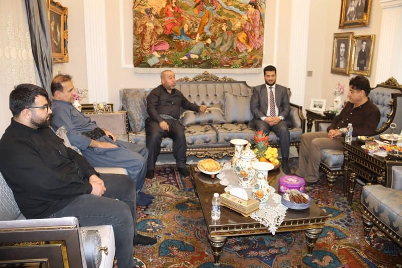 مسؤول مكتب إقليم كردستان الأستاذ صباح الصالحي يحضرأمسية رمضانية مميزة بضيافة الأستاذ المحامي هاورى السورچي.