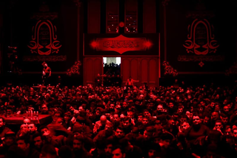 جانب من مجلس العزاء المركزي في مكتب سماحة السيد الحكيم بذكرى استشهاد أمير المؤمنين الإمام علي (عليه السلام)