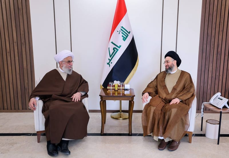 التقي سماحة السيد عمار الحكيم  سماحة آية الله الشيخ حسن رمضاني الأمين العام للمجمع العالمي لأهل البيت (عليهم السلام)