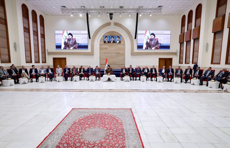 رعى سماحة السيد عمار الحكيم لقاء مشترك بين وفد رجال الأعمال وممثلي الشركات الأمريكية مع رجال الأعمال العراقيين ضمن إطار مجتمع رجال الأعمال العراقي الأمريكي