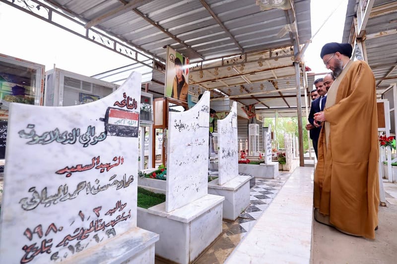 ترحمنا على أرواح الأبرار عند زيارتنا لمقبرة شهداء طوز خورماتو