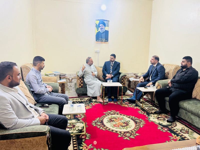 خلال زيارته لمحافظة واسط.. مسؤول إقليم الجنوب السيد قصي الموسوي يزور الدكتور عباس الفضلي