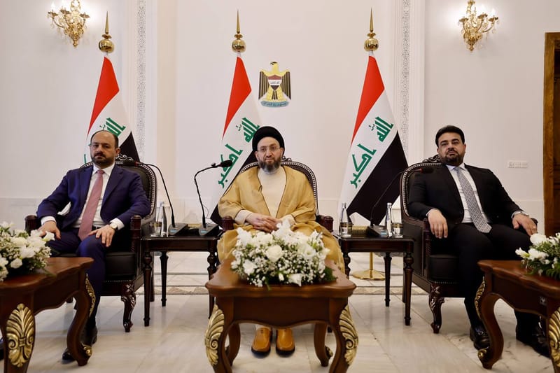 زيارة سماحة السيد عمار الحكيم  إلى محافظة الأنبار بلقاء المحافظ الأستاذ محمد نوري الدليمي، ونائبيه، ورئيس مجلس المحافظة المهندس عمر مشعان دبوس