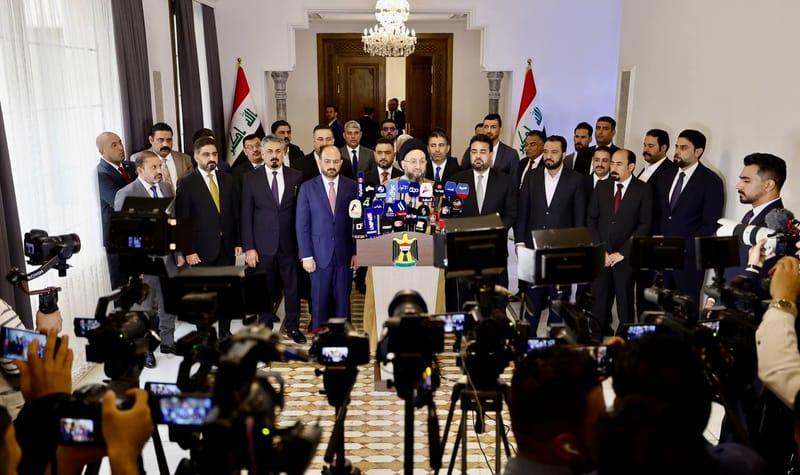 المؤتمر الصحفي الذي عقد عقب لقاء سماحة السيد عمار الحكيم  الحكومة المحلية في محافظة الأنبار