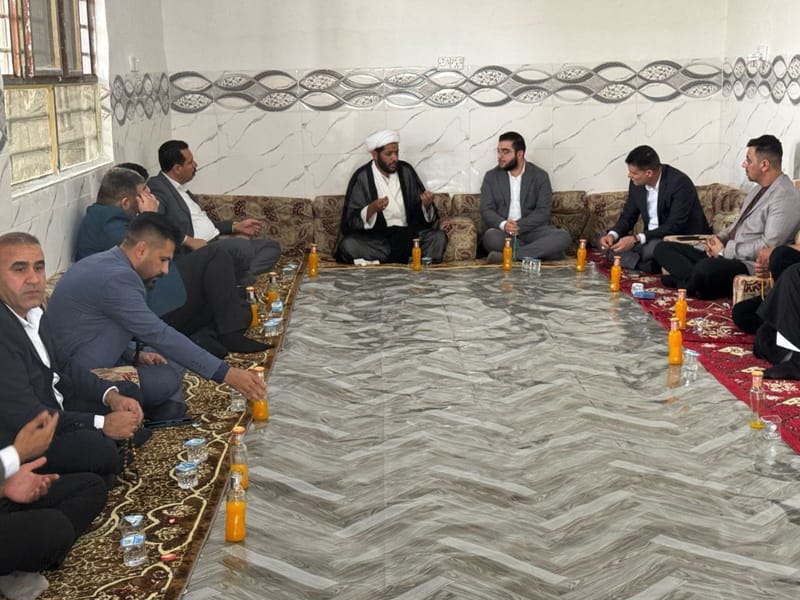 ضمن سلسلة اللقاءات والزيارات التي أجراها السيد رضا الحكيم في محافظة كربلاء المقدسة، بمعية مسؤول إقليم الفرات الأوسط الأستاذ حيدر العويدي، ومسؤول تنظيمات المحافظة الأستاذ حازم اليساري،