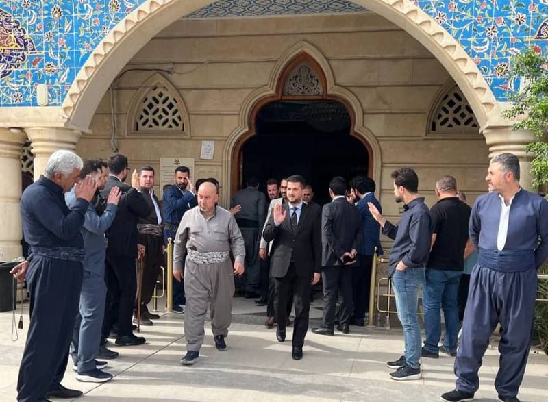 الأستاذ صباح الصالحي يقدم العزاء والمواساة إلى عشيرة الگردي الكريمة، بوفاة المغفور له بإذن الله تعالى عبدالله كريم آغا بمحافظة أربيل.