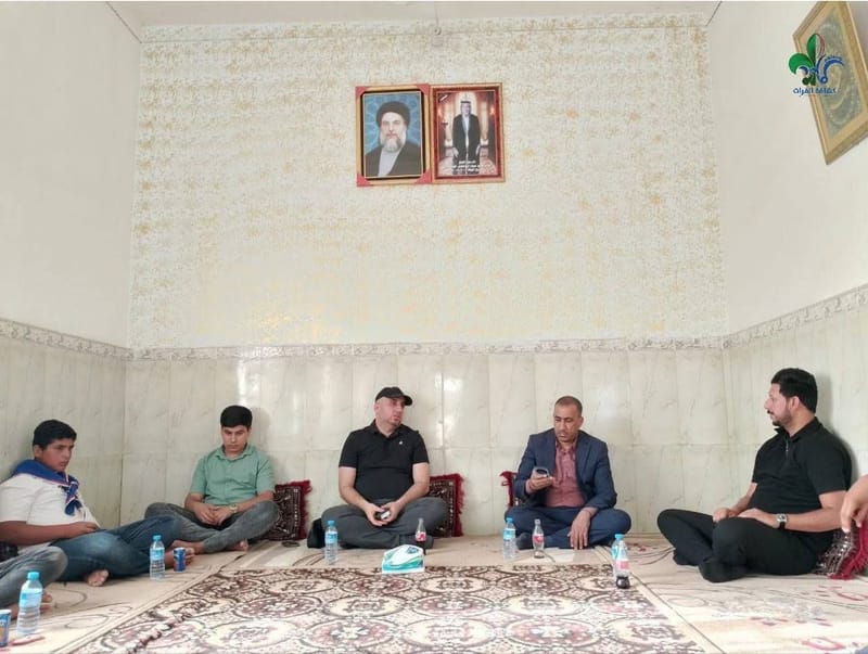 مسؤول جمعية الفرات للتربية الكشفية السيد الحمزة النوري يزور محافظة كربلاء المقدسة، ويلتقي مسؤول دائرة الهندية والحسينية الأستاذ أبو باقر الجليحاوي