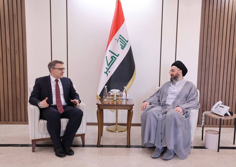 لقاء سماحة السيد عمار الحكيم سفير الجمهورية التركية لدى العراق، سعادة السيد أنيل بورا إنان