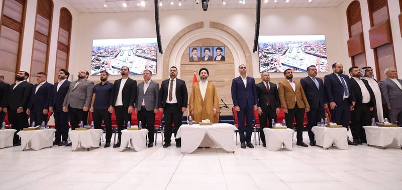 لقاء سماحة السيد عمار الحكيم  جمعًا من القيادات التنظيمية لتيار الحكمة الوطني في العاصمة بغداد