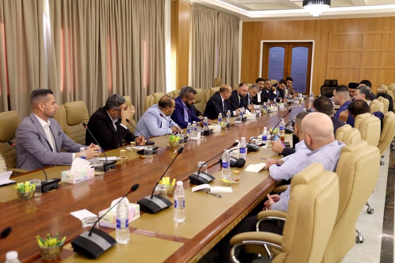 المكتب التنفيذي يلتقي كتيبة النصر في محافظة ذي قار.