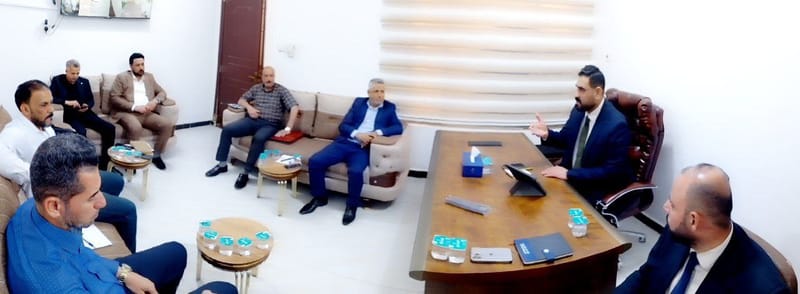 مسؤول إقليم الجنوب السيد قصي الموسوي يلتقي عدداً من قيادات محافظة ذي قار