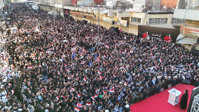 التجمع الحسيني السنوي الكبير بغداد_ساحة_الخلاني