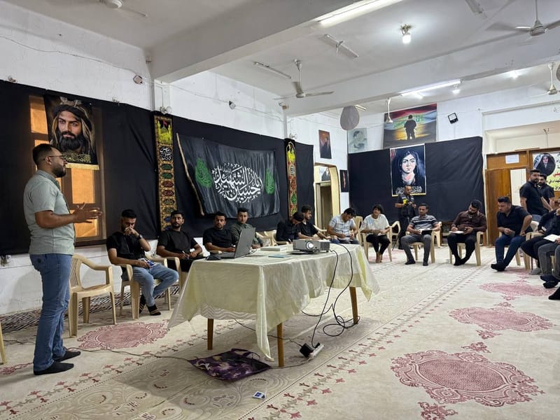 نطلاق الدورة التخصصية لمسؤولي إعلام الماكنة الانتخابية لتحالف قوى الدولة الوطنية في محافظة ميسان، برعاية المكتب الإعلامي لتيار الحكمة الوطني.