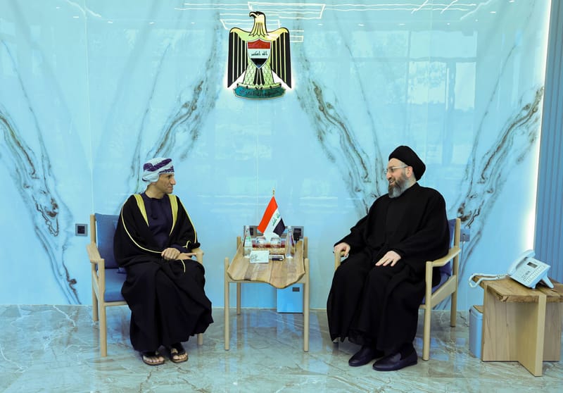 استقبل سماحة السيد عمار الحكيم ممثل الأمين العام للأمم المتحدة، سعادة الدكتور محمد الحسان