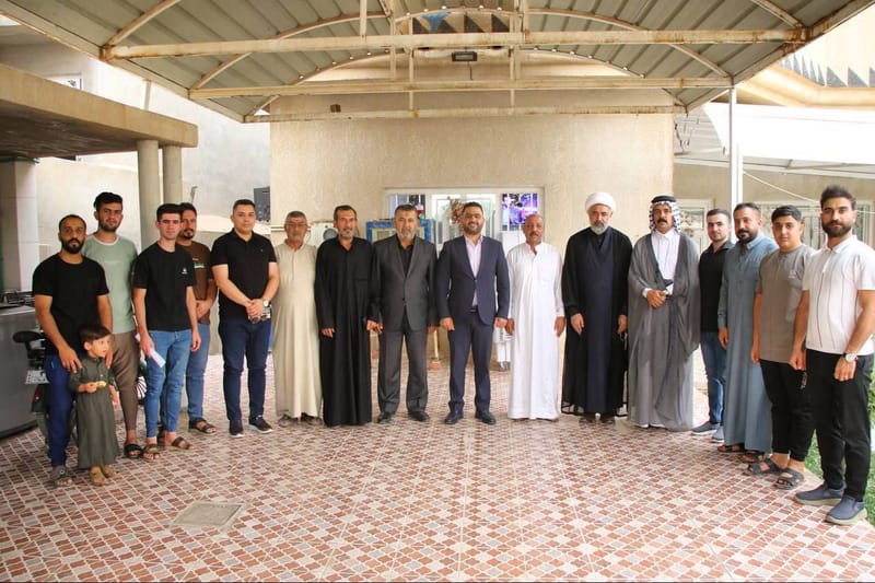 الأستاذ وائل الاسدي يبدأ جولته في قضاء الخالص بمحافظة ديالى