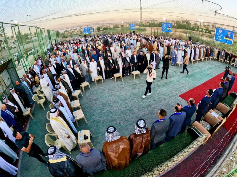 مؤتمرٍ انتخابيّ حاشد، حضر مسؤول تنظيمات الشمال والغرب الأستاذ وائل الأسدي برفقة وفد تياري دعماً للمرشح وسام الشيخ ستار فنيخر الشمري،