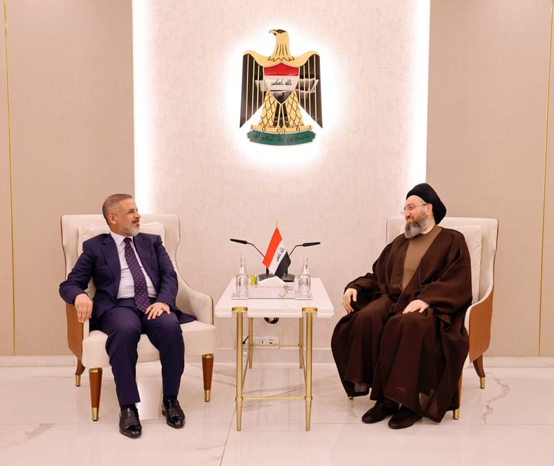 سماحة السيد الحكيم يلتقي وفد كتلة حزب تقدم لبحث المستجدات السياسية