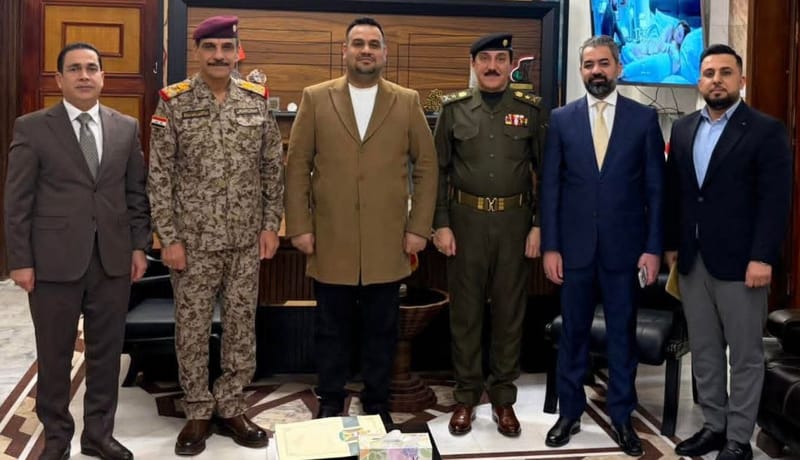 وفد من كتلة تحالف قوى الدولة النيابية يلتقي رئيس أركان الجيش العراقي