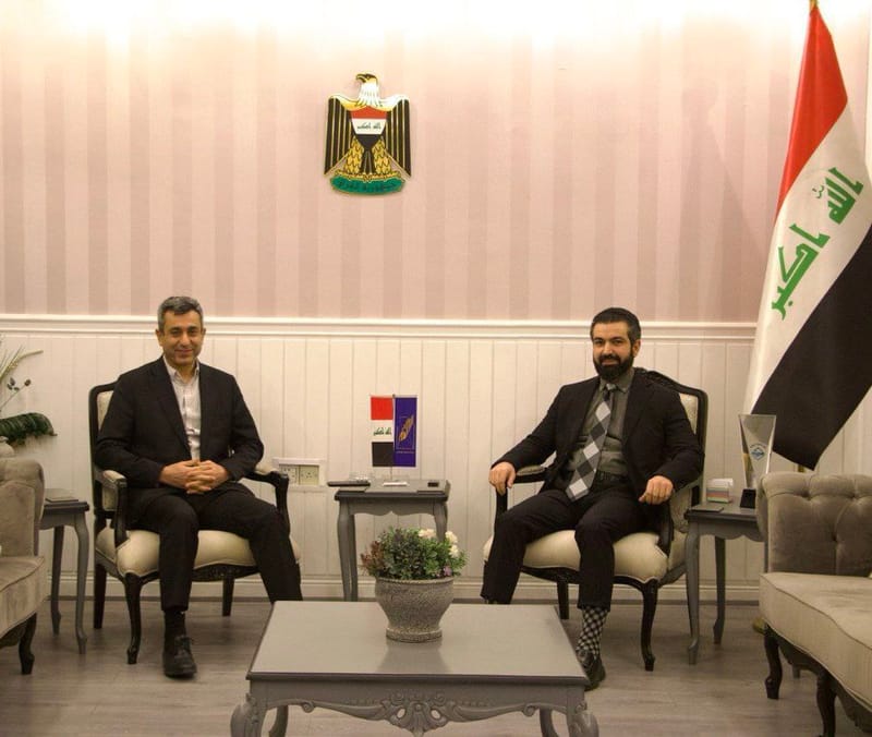 مسؤول مكتب العلاقات الوطنية يستقبل رئيس كتلة القضية الإيزيدية النيابية