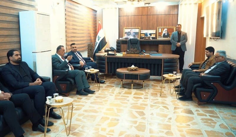 النائب الدكتور أحمد سالم الساعدي يجري جولة في مديريات التربية بالرصافة