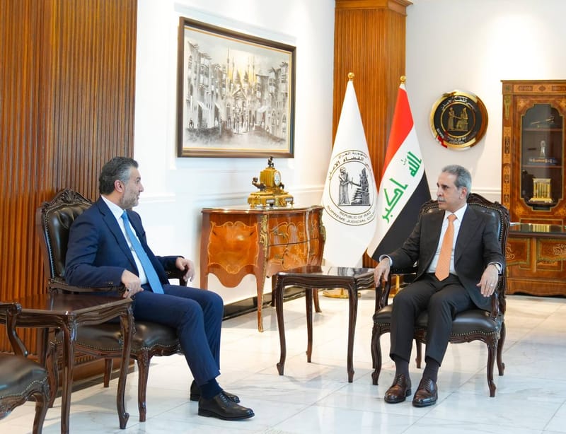 رئيس هيأة الإعلام والاتصالات يلتقي رئيس مجلس القضاء الأعلى