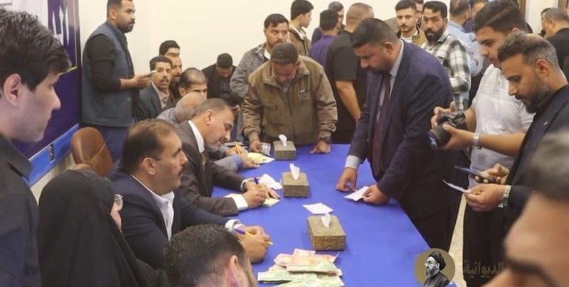 من محافظة الديوانية.. انطلاق حملة الحكيم الإغاثية لدعم الشعبين الإيراني واللبناني