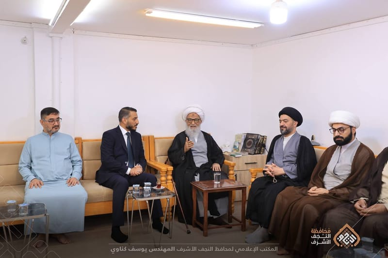 بحلول عيد الأضحى المبارك.. محافظ النجف الأشرف يزور العتبة العلوية المقدسة ومراجع الدين العظام