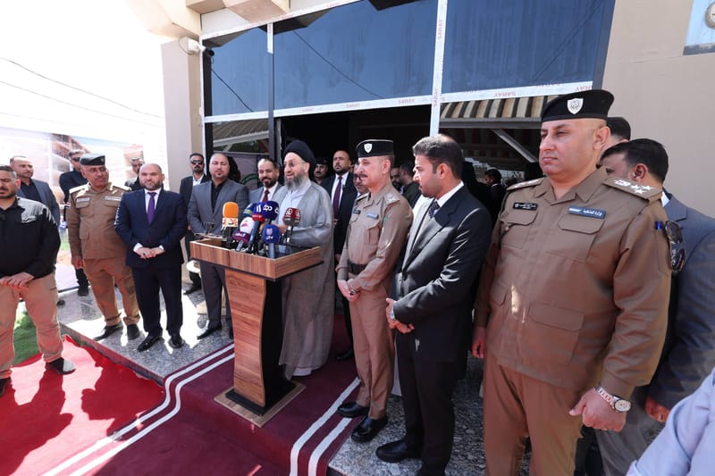 سماحة السيد الحكيم من المثنى:  قرب استكمال الكابينة الحكومية عبر عقد جلسة طارئة