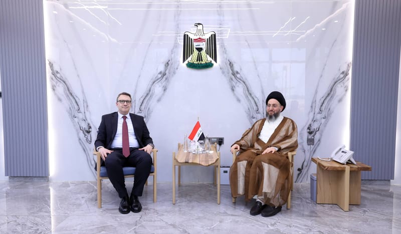 سماحة السيد الحكيم يلتقي السفير التركي ويحمل الدول مسؤولية إنهاء الحرب في المنطقة
