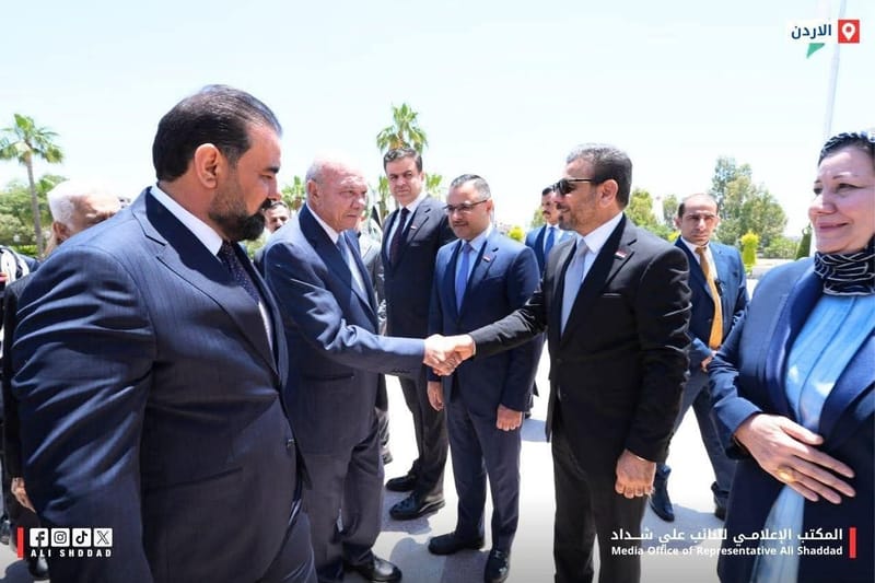 رئيس الكتلة النيابية الأستاذ علي شداد يزور الأردن ضمن وفد نيابي ترأسه رئيس مجلس النواب