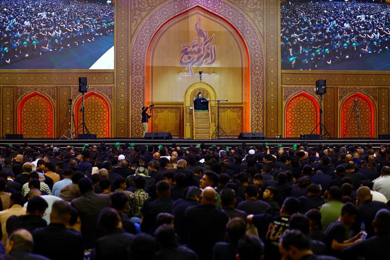 الليلة السادسة من العزاء العاشورائي المركزي بمكتب سماحة السيد الحكيم