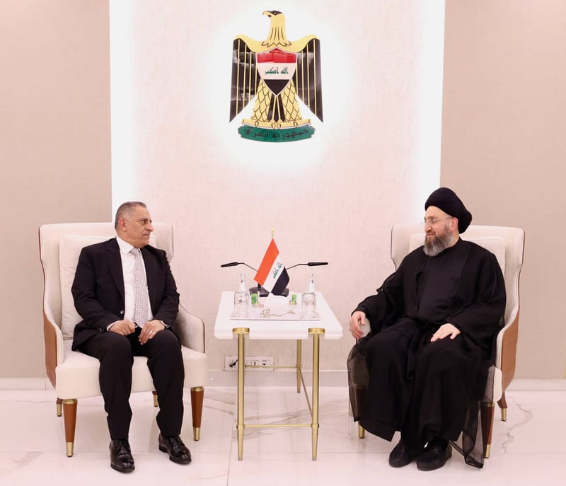 سماحة السيد الحكيم يستقبل مستشار الأمن الوطني الجديد