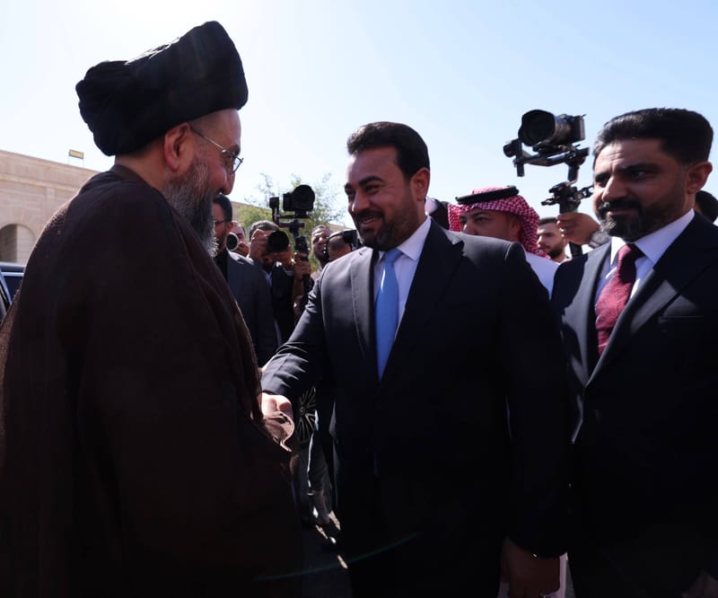 سماحة السيد الحكيم يستهل زيارته لمحافظة الأنبار بلقاء حكومتها المحلية