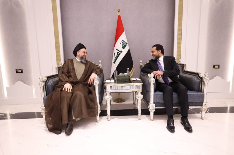 في يومه الثاني بمحافظة الأنبار.. سماحة السيد الحكيم يلتقي رئيس حزب تقدم الأستاذ محمد الحلبوسي